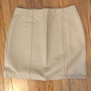 Forever 21 Tan Faux Leather Skirt